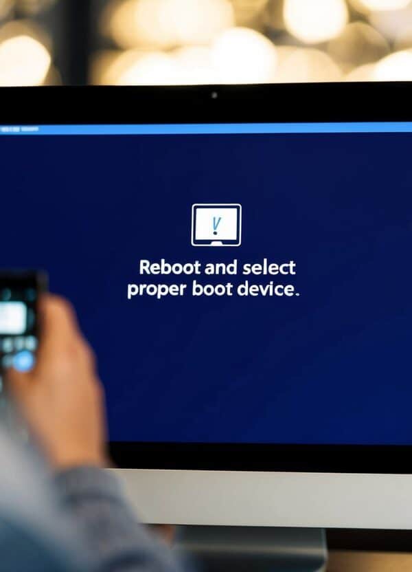 Significado “Reboot and Select Proper Boot Device”