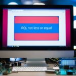 Significado IRQL NOT LESS OR EQUAL: Entendendo Erros de Tela Azul no Windows